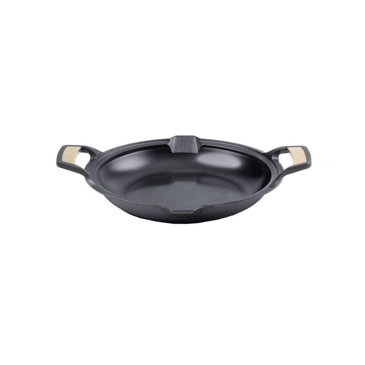 Signature Paella Pan Polished Cast Iron 33 cm - Black - Victoria