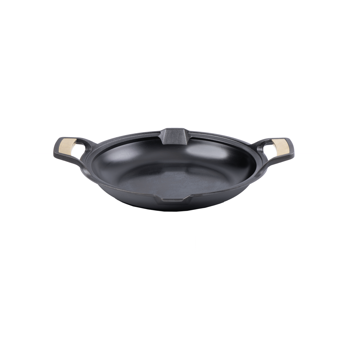 Victoria Signature Paella Pan Polished Cast Iron 33 cm Black