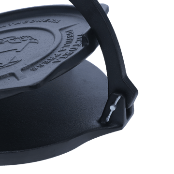 Tortilla iron 16.5 cm cast iron black - Black - Victoria