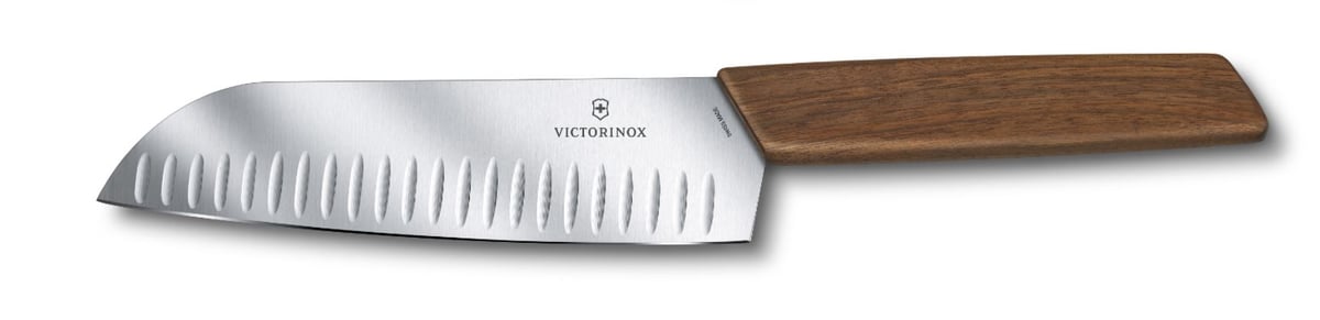 Victorinox Swiss Modern Santoku knife 17 cm Brown | Scandinavian Design | Santoku knives | Brown