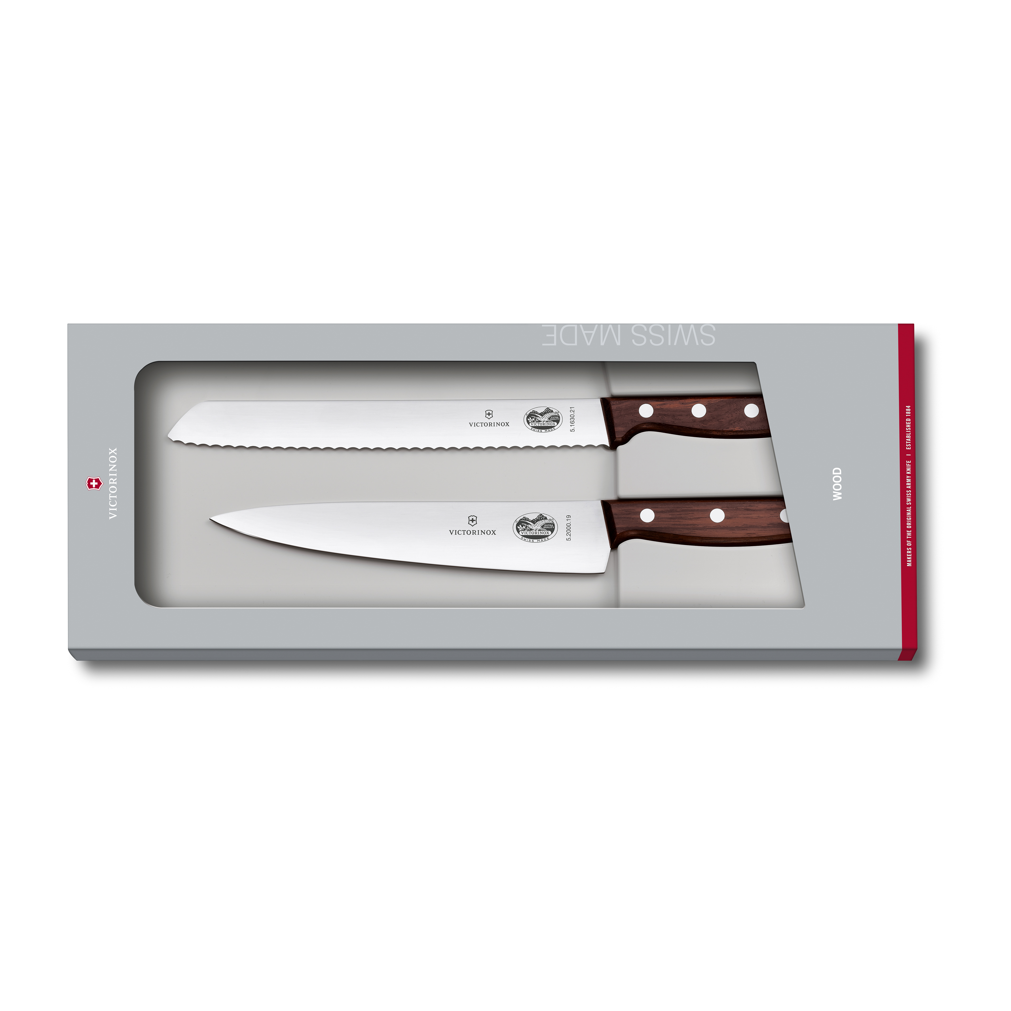 Wood Knive set 3 pieces from Victorinox NordicNest