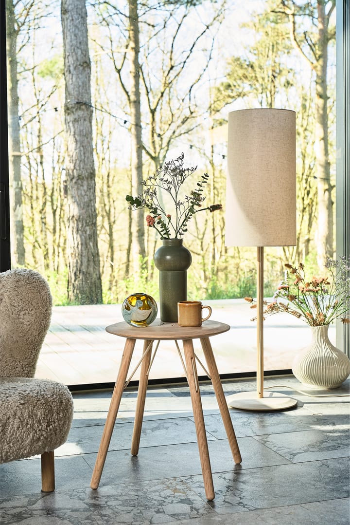 Barv floor lamp 143.5xØ38 cm, Untreated solid oak Villa Collection