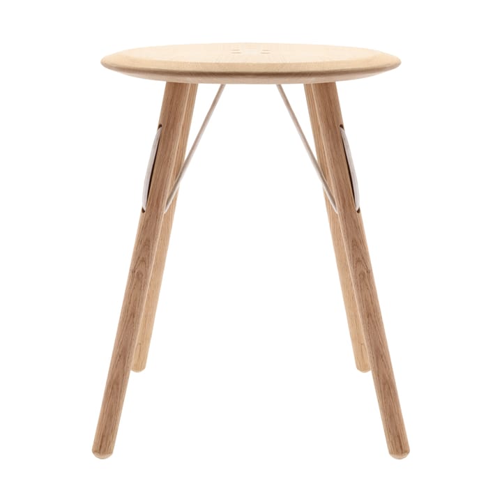 Barv side table 55xØ45 cm - Untreated solid oak - Villa Collection