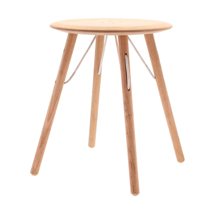 Barv side table 55xØ45 cm, Untreated solid oak Villa Collection