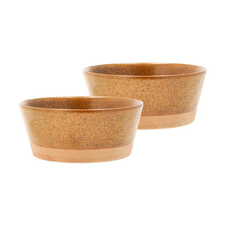 Evig bowl Ø10 cm 2-pack - Amber - Villa Collection