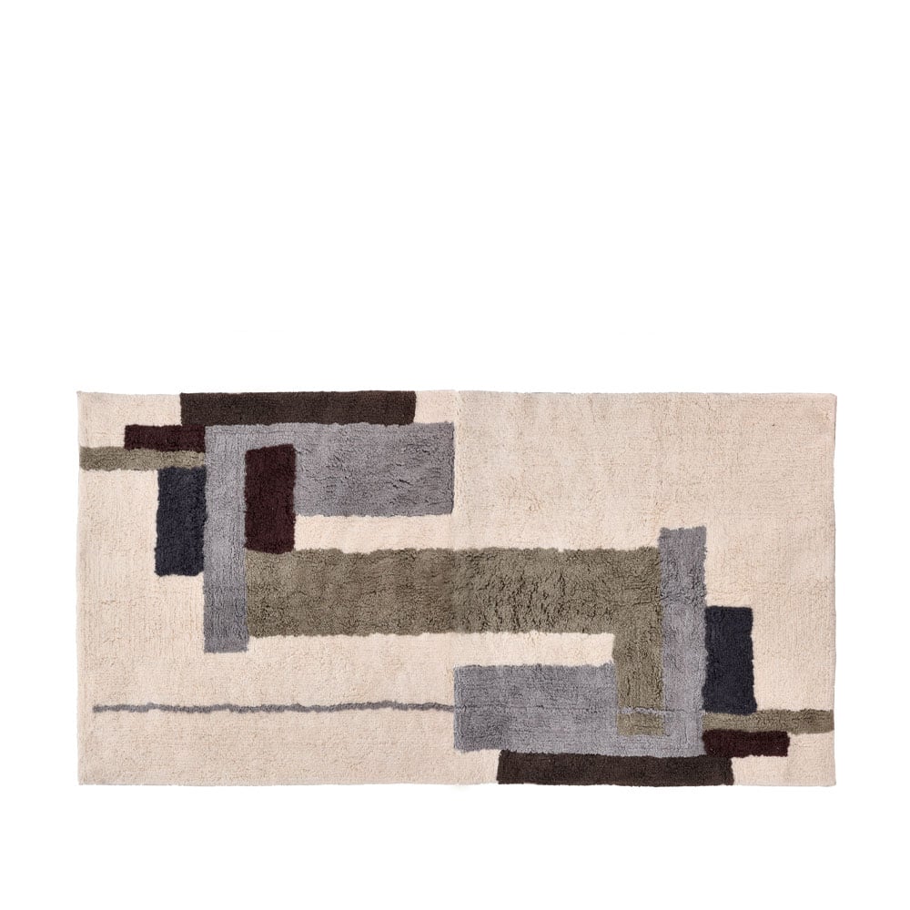 Villa Collection Laerk rug grey/offwhite - 200x300 cm