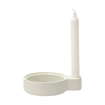 Styles candle holder 3.6x16 cm - Offwhite aluminum - Villa Collection