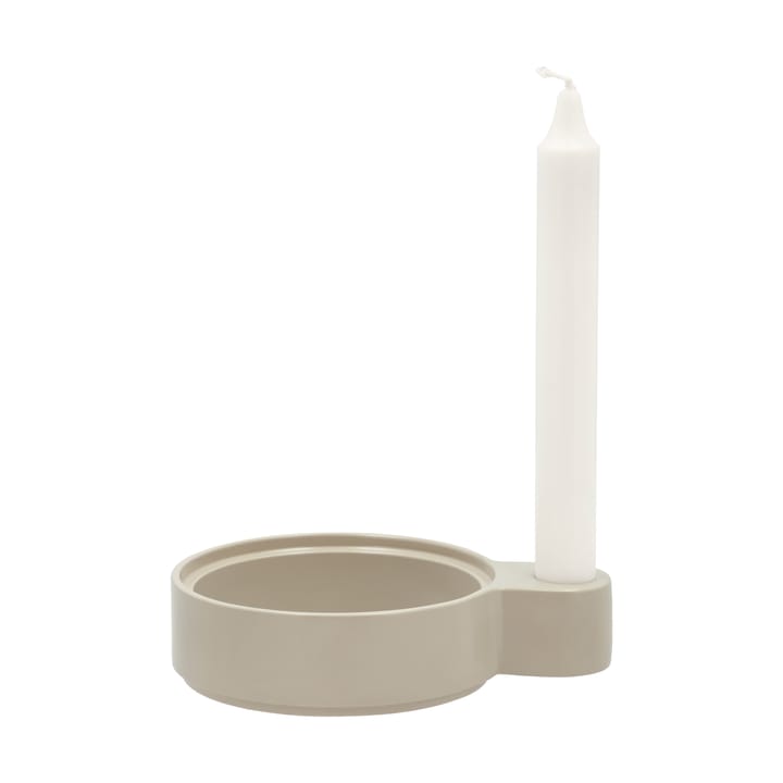 Styles candle holder 3.6x16 cm, Sand aluminum Villa Collection