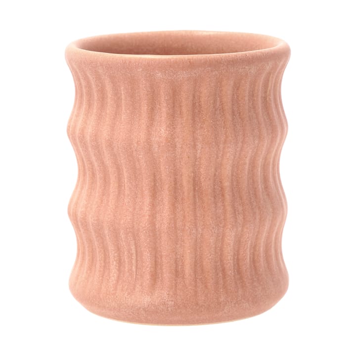 Styles mug with ribbed pattern 30 cl 2-pack - Pink - Villa Collection