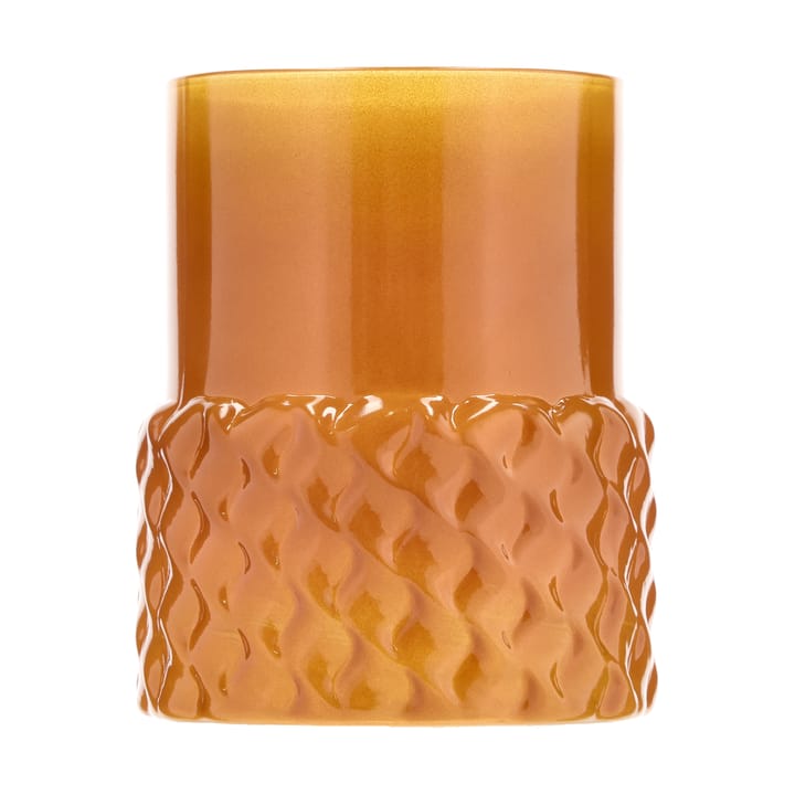 Styles tealight holder Ø7.7x10 cm - Amber - Villa Collection