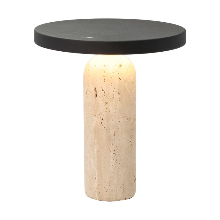 Vilja table lamp 25xØ22.5 cm - Travertine - Villa Collection