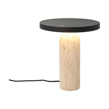 Vilja table lamp 25xØ22.5 cm - Travertine - Villa Collection