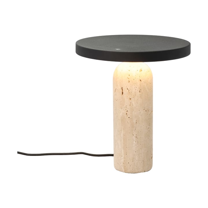 Vilja table lamp 25xØ22.5 cm, Travertine Villa Collection