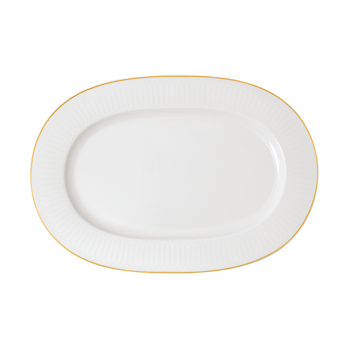 Villeroy & Boch Château Septfontaines serving plate 28.5x41.5 cm White-gold