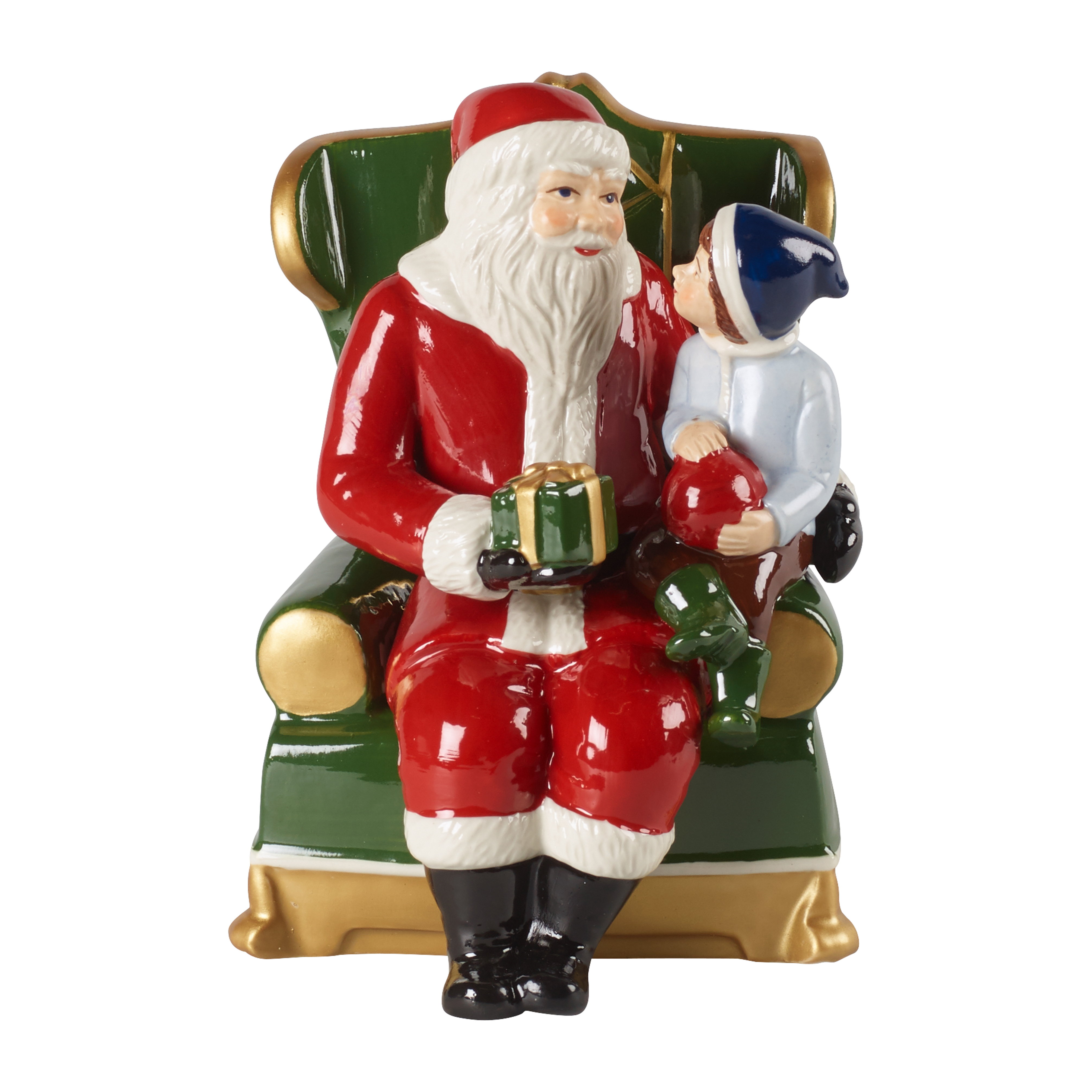 Christmas Toys Santa Claus in arm chair from Villeroy & Boch 
