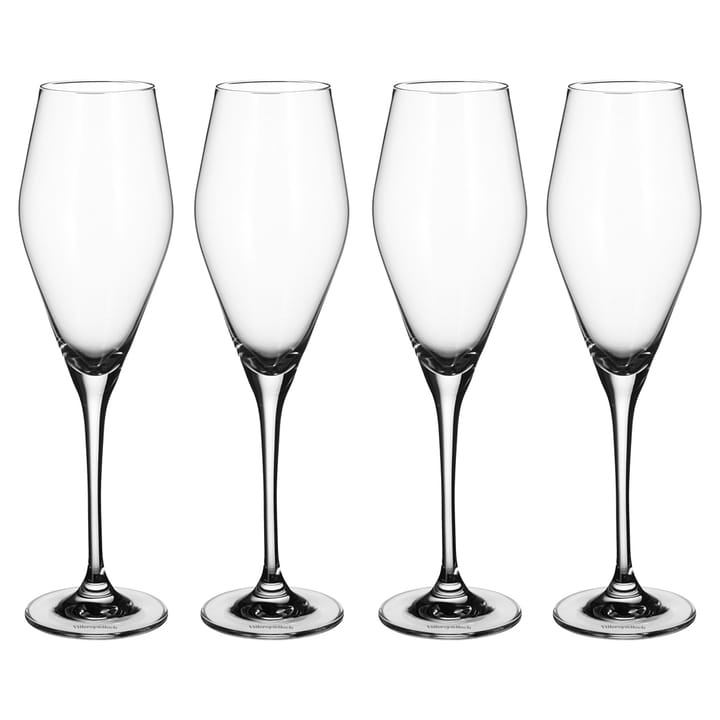 Pakket cent Methode La Divina champagne glass 4-pack from Villeroy & Boch - NordicNest.com