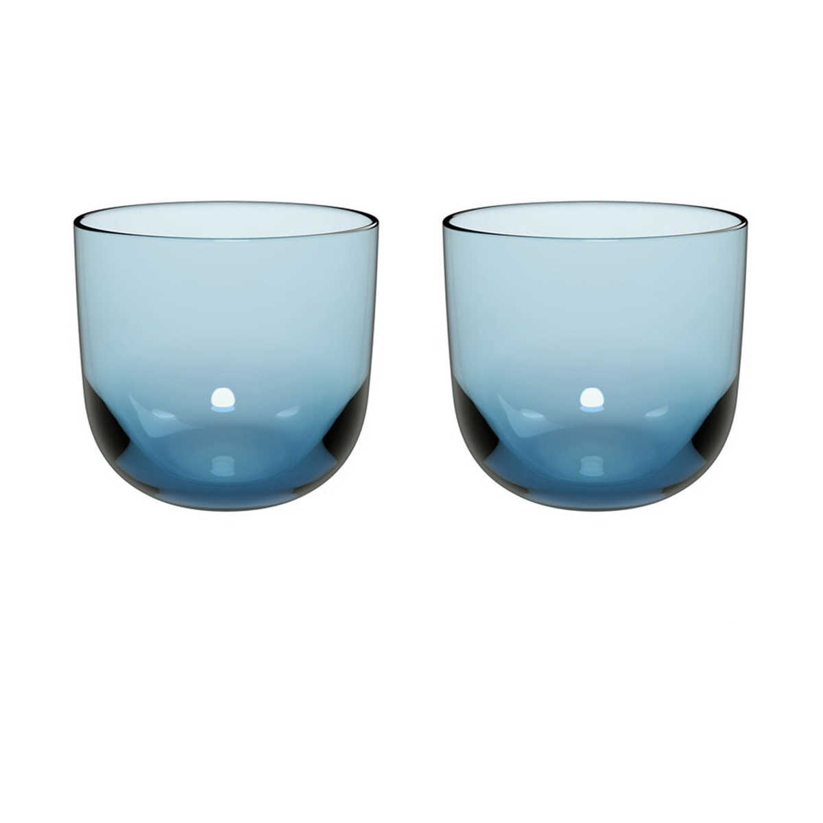 Villeroy & Boch Like water glass 28 cl 2-pack Ice | Scandinavian Design | Drinking glasses & tumblers | Blue