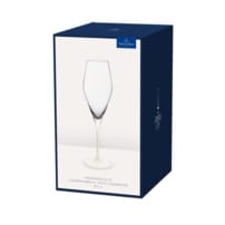 Manufacture Rock champagne glass 26 cl 4-pack - Clear-white - Villeroy & Boch