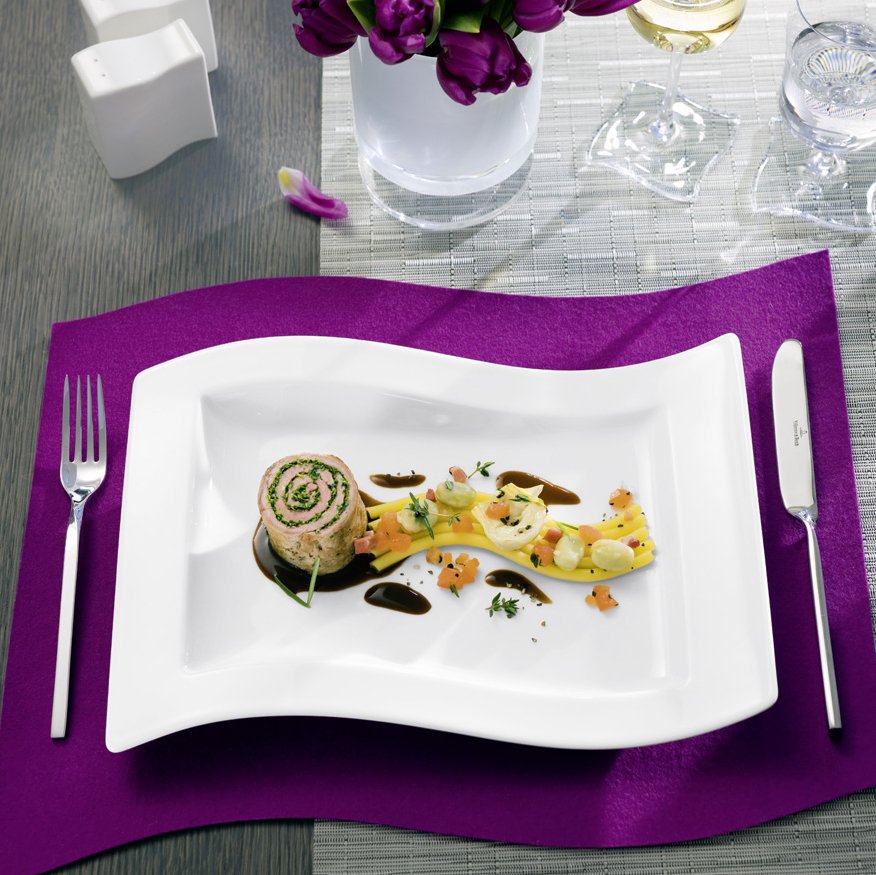 New Wave plate rectangular from Villeroy & Boch - NordicNest.com