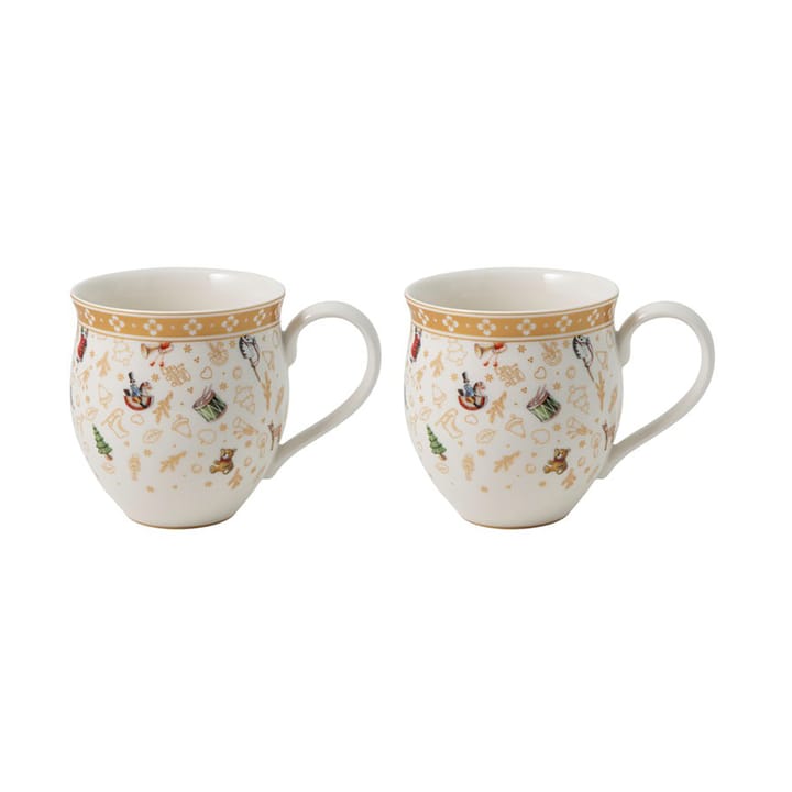 Toy's Delight mug 30cl Anniversary Edition 2-pack - Gold-white - Villeroy & Boch