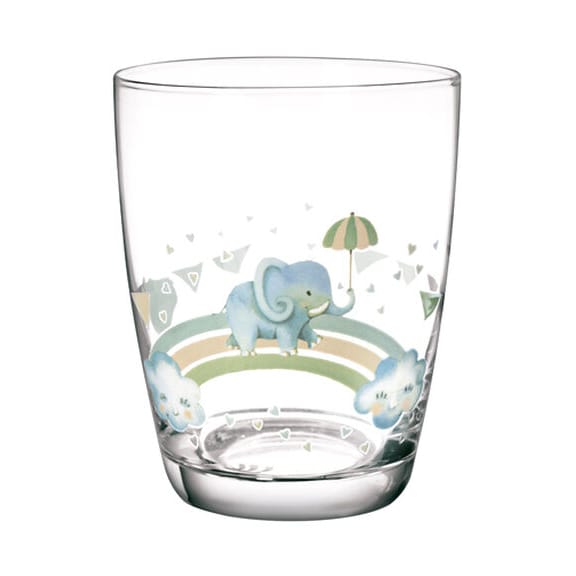 Walk like an Elephant children's drinking glass 15 cl 2-pack - Multi - Villeroy & Boch