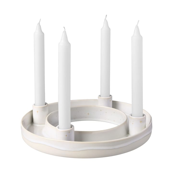 Winter Glow advent candle Ø26 cm - White-beige - Villeroy & Boch