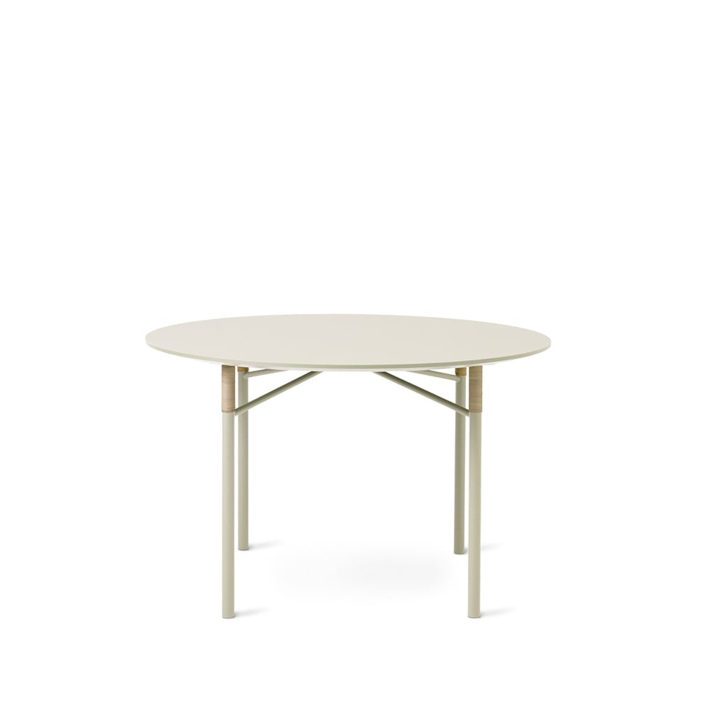 Warm Nordic Affinity dining table Mushroom. round