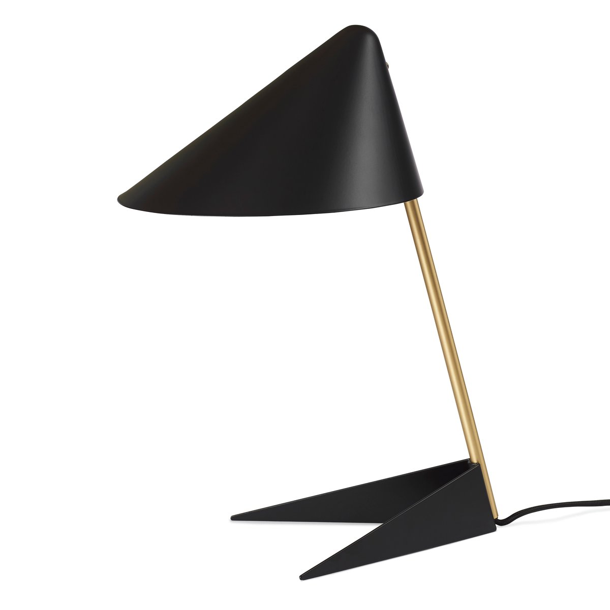 Warm Nordic Ambience table lamp Black noir-brass