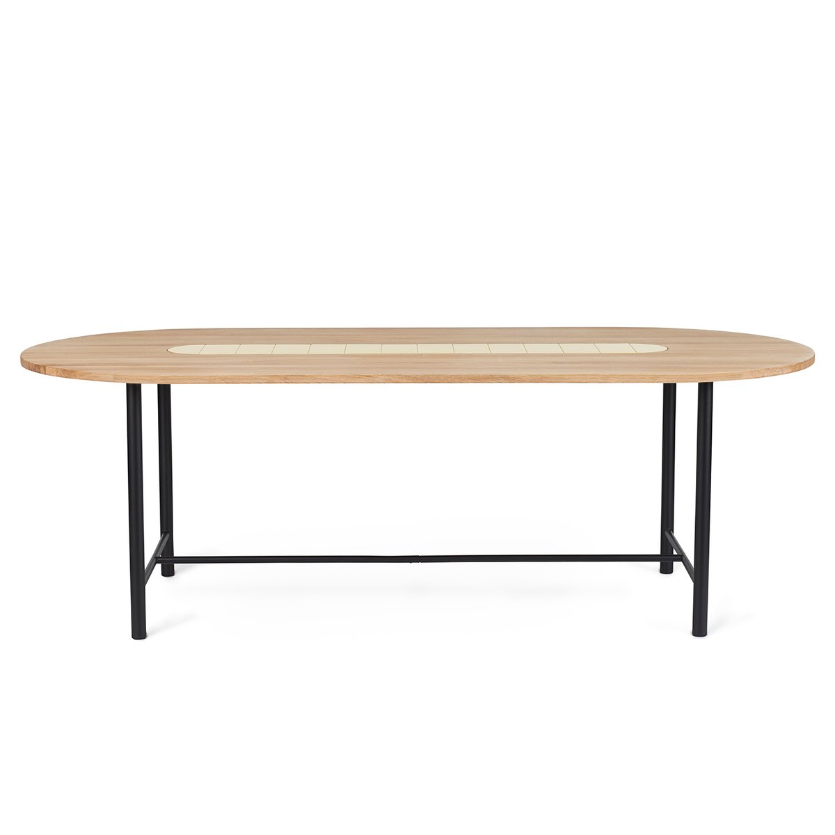 Warm Nordic Be My Guest table 220 cm White oiled oak-yellow