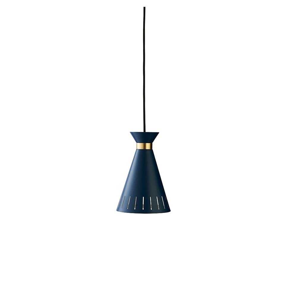 Warm Nordic Cone pendant lamp Azure blue