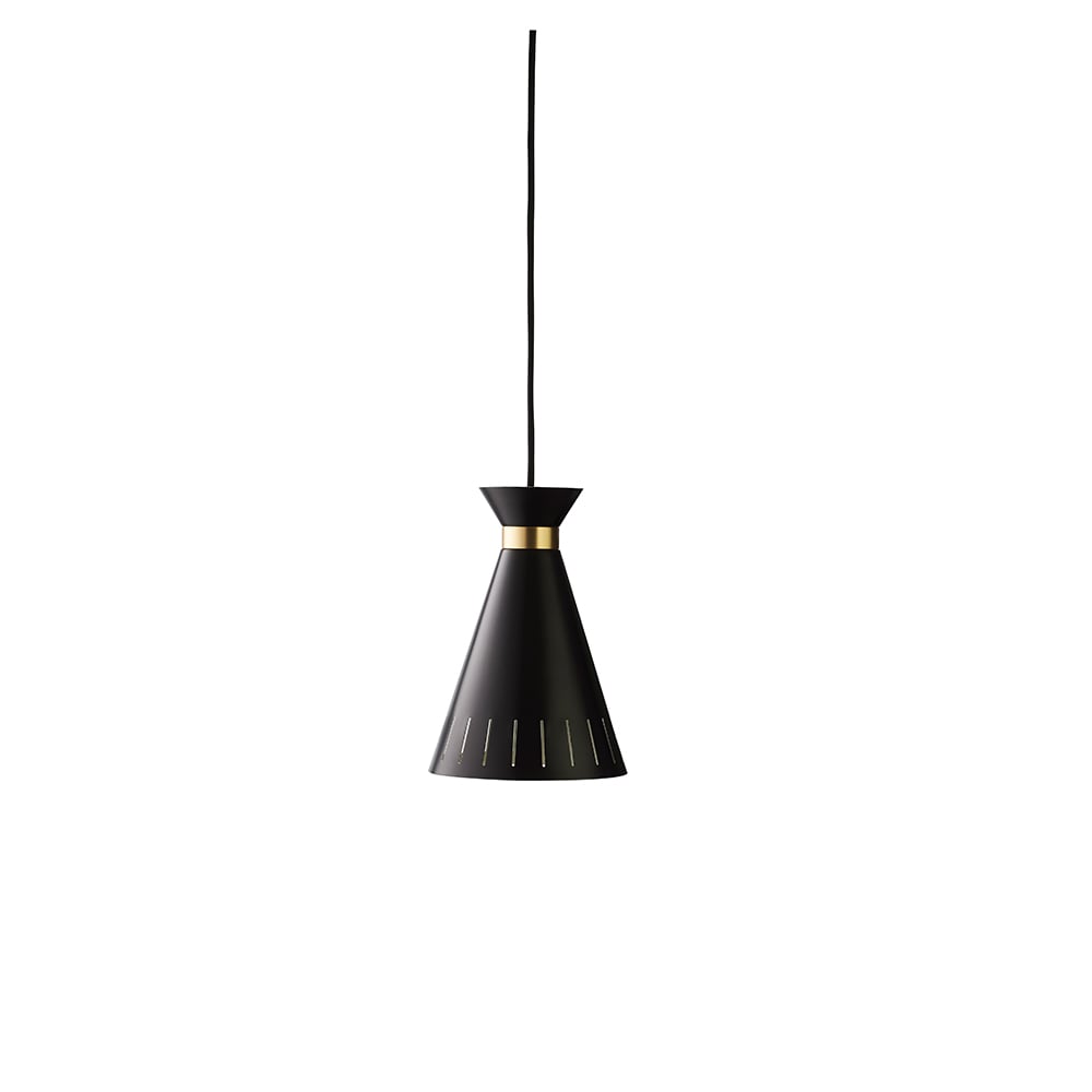 Warm Nordic Cone pendant lamp Black noir