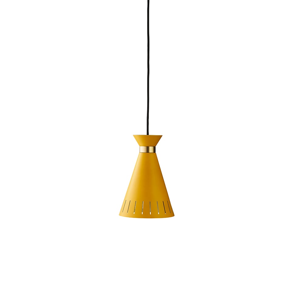 Warm Nordic Cone pendant lamp Honey yellow