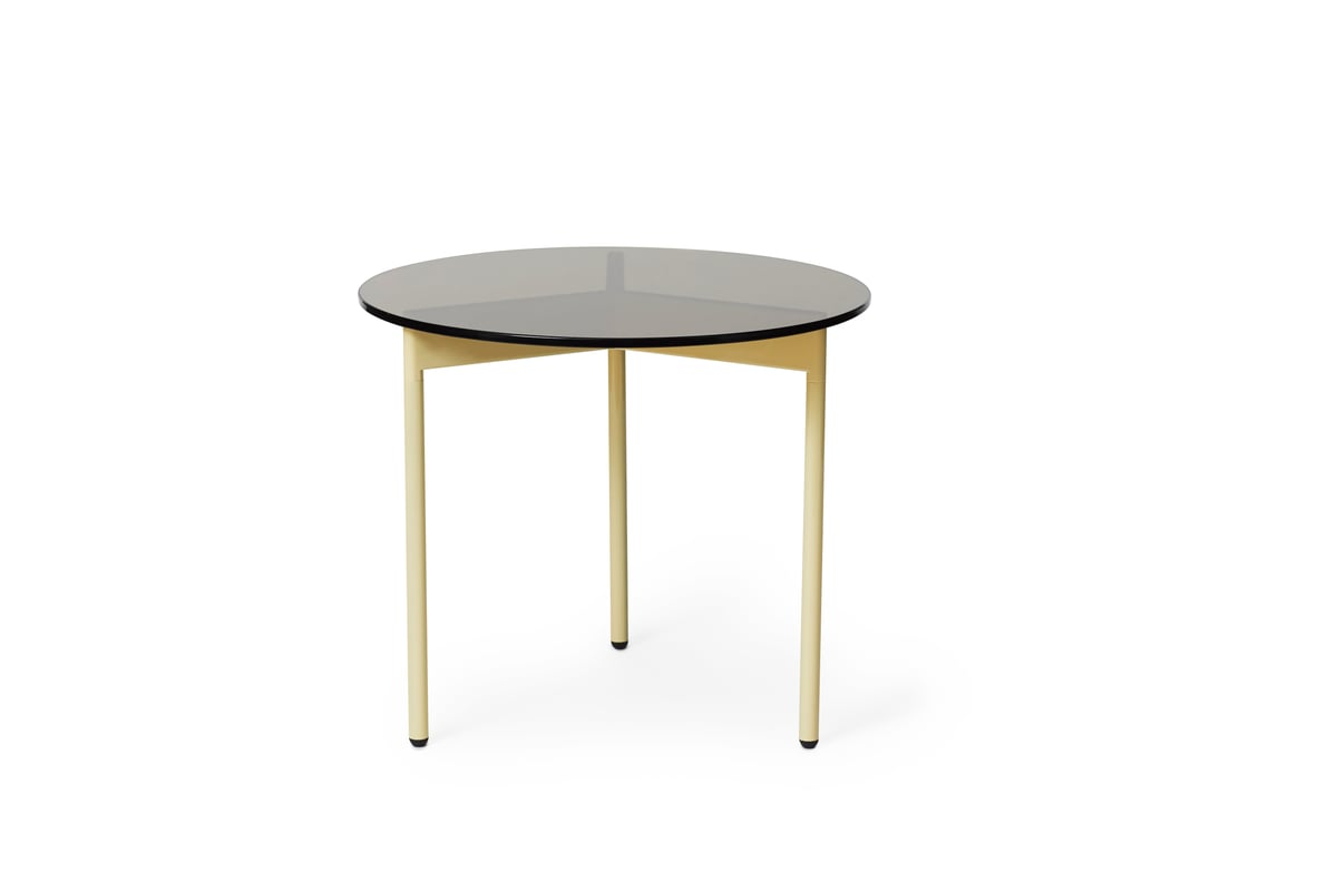 Warm Nordic From Above side table Ø52 cm Yellow