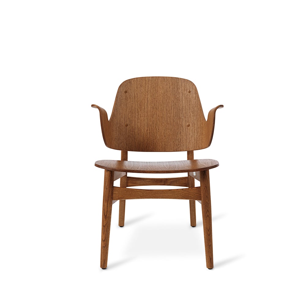 Warm Nordic Gesture lounge chair Oak teak oil