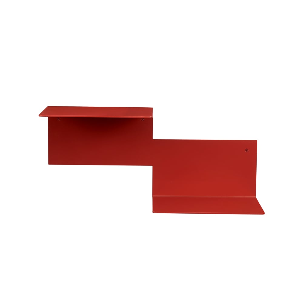 Warm Nordic Repeat shelf Rusty red, left