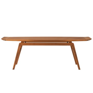 Surfboard Coffee Table 152x52 cm - Teak - Warm Nordic