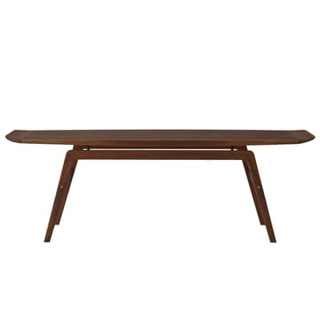 Surfboard Coffee Table 152x52 cm - Walnut - Warm Nordic