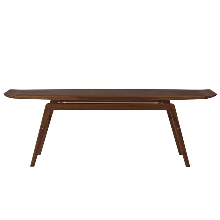 Surfboard Coffee Table 152x52 cm, Walnut Warm Nordic