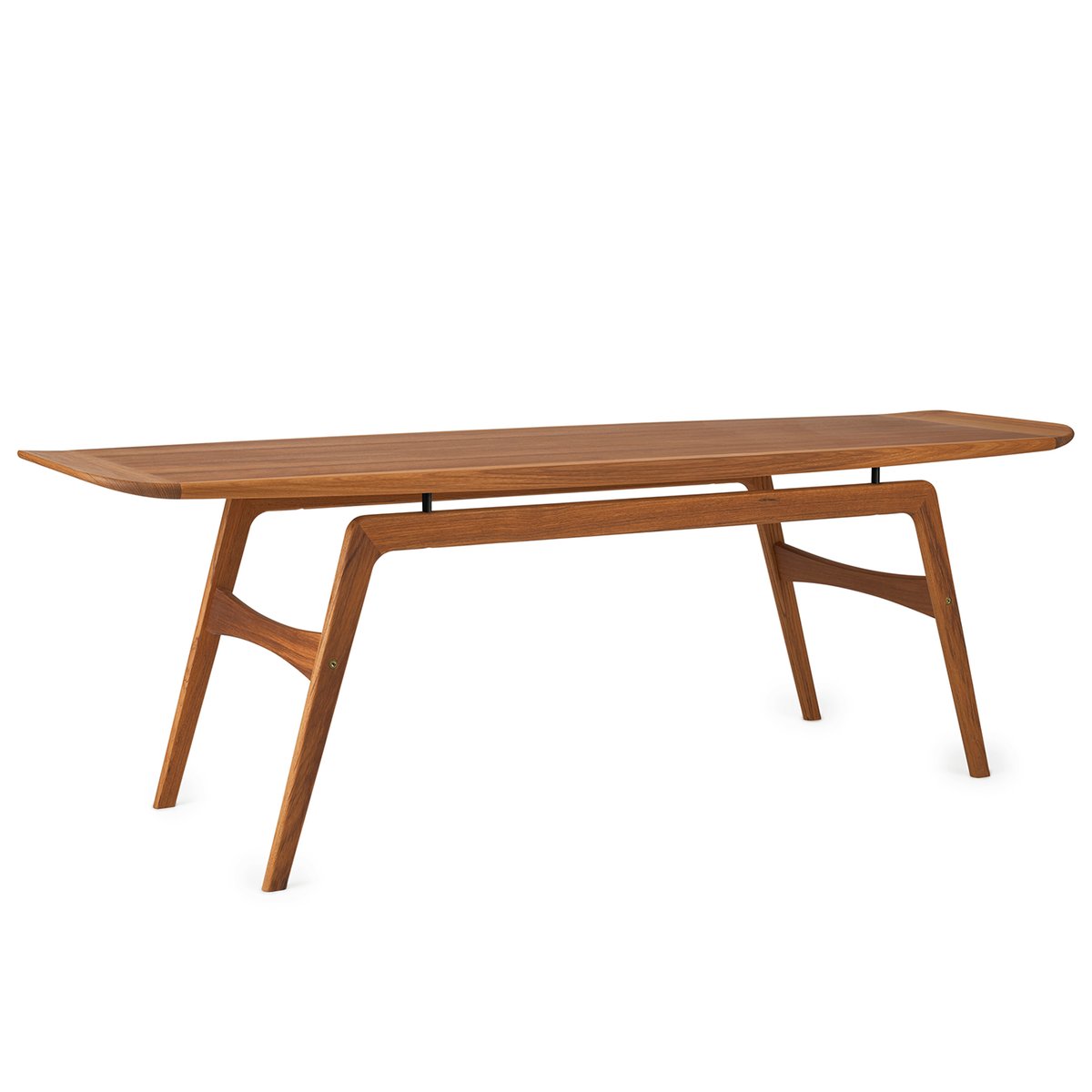 Warm Nordic Surfboard Coffee Table Teak