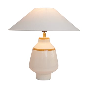 Becky lamp base Ø15x30 cm - White-mustard - Watt & Veke