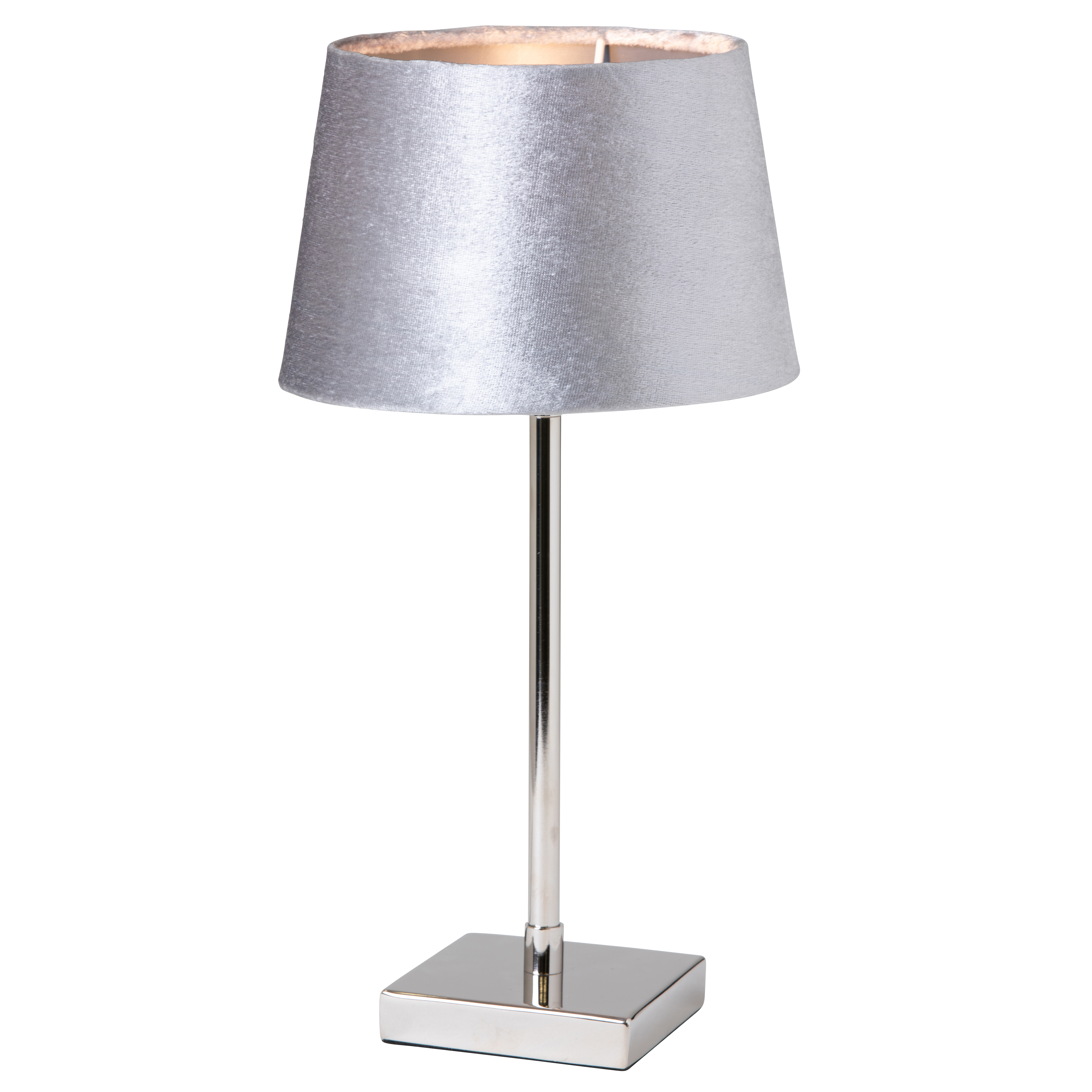 Crushed velvet lamp deals b&m