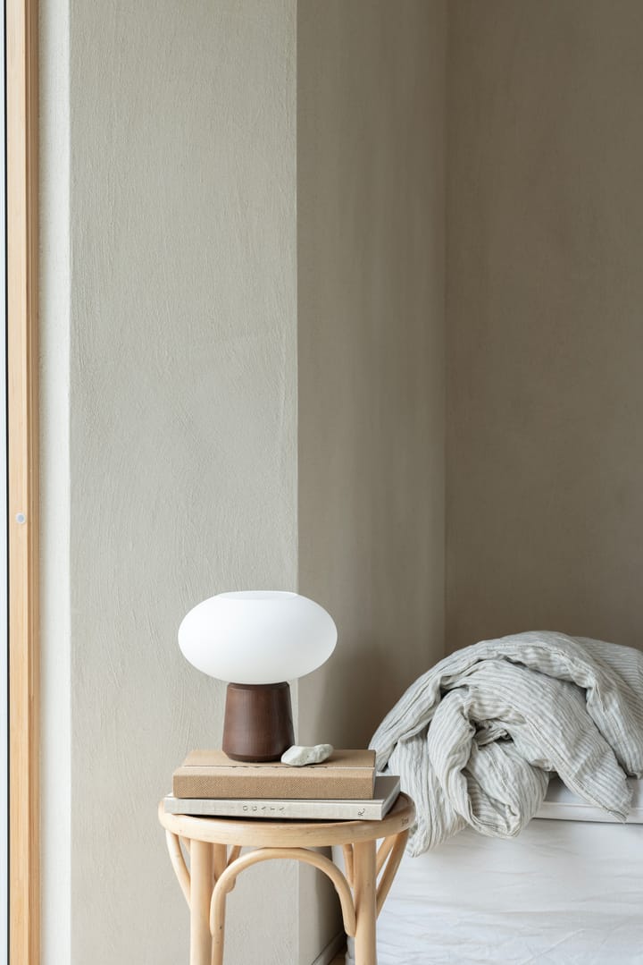 Olivia table lamp Ø25.5 cm, Dark ash Watt & Veke