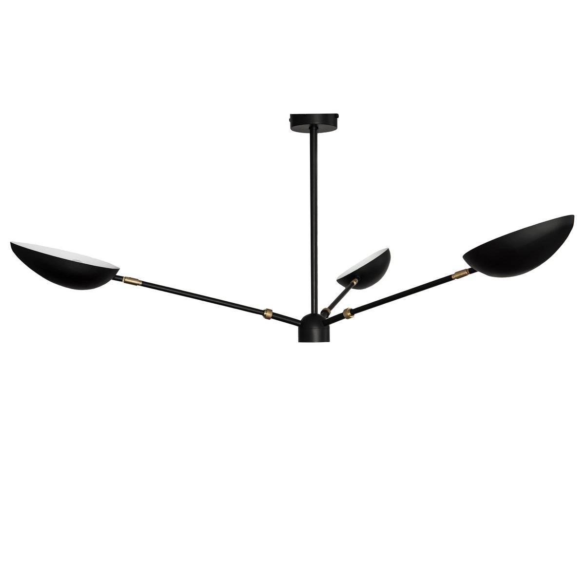 Watt & Veke Spoon ceiling pendant lamp matte black brass