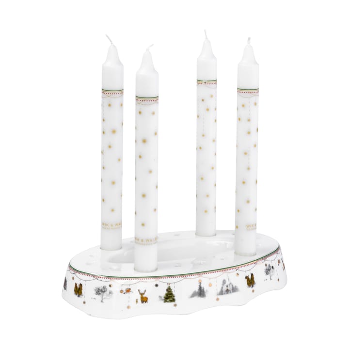 Christmas morning Story candle holder, White Wik & Walsøe