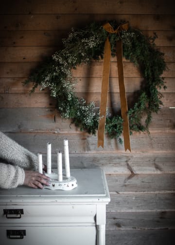 Christmas morning Story candle holder - White - Wik & Walsøe