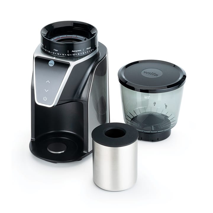 CG1S-275 coffee grinder with digital timer, Black Wilfa