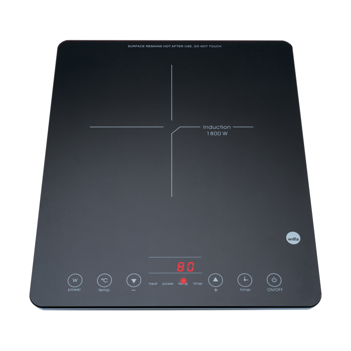 ICP-1800B Induction Cooktop, Black Wilfa