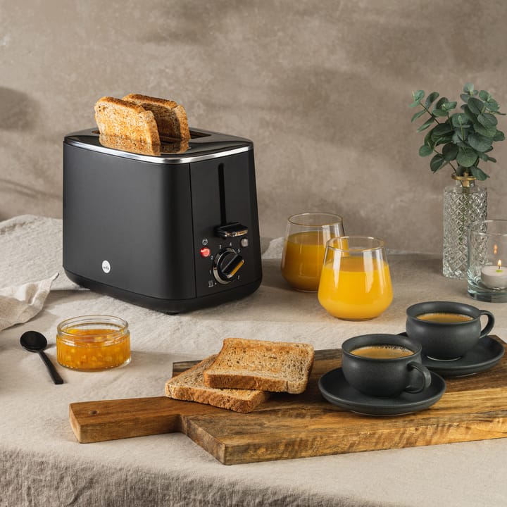 TO2B-1000 lunch toaster 2 slices - Black - Wilfa