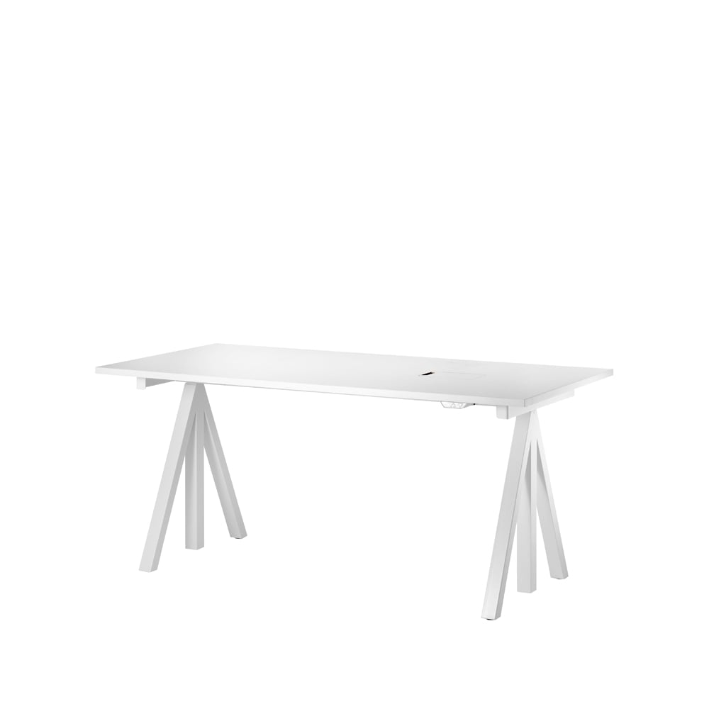 Works Works base for desk White, height-adjustable