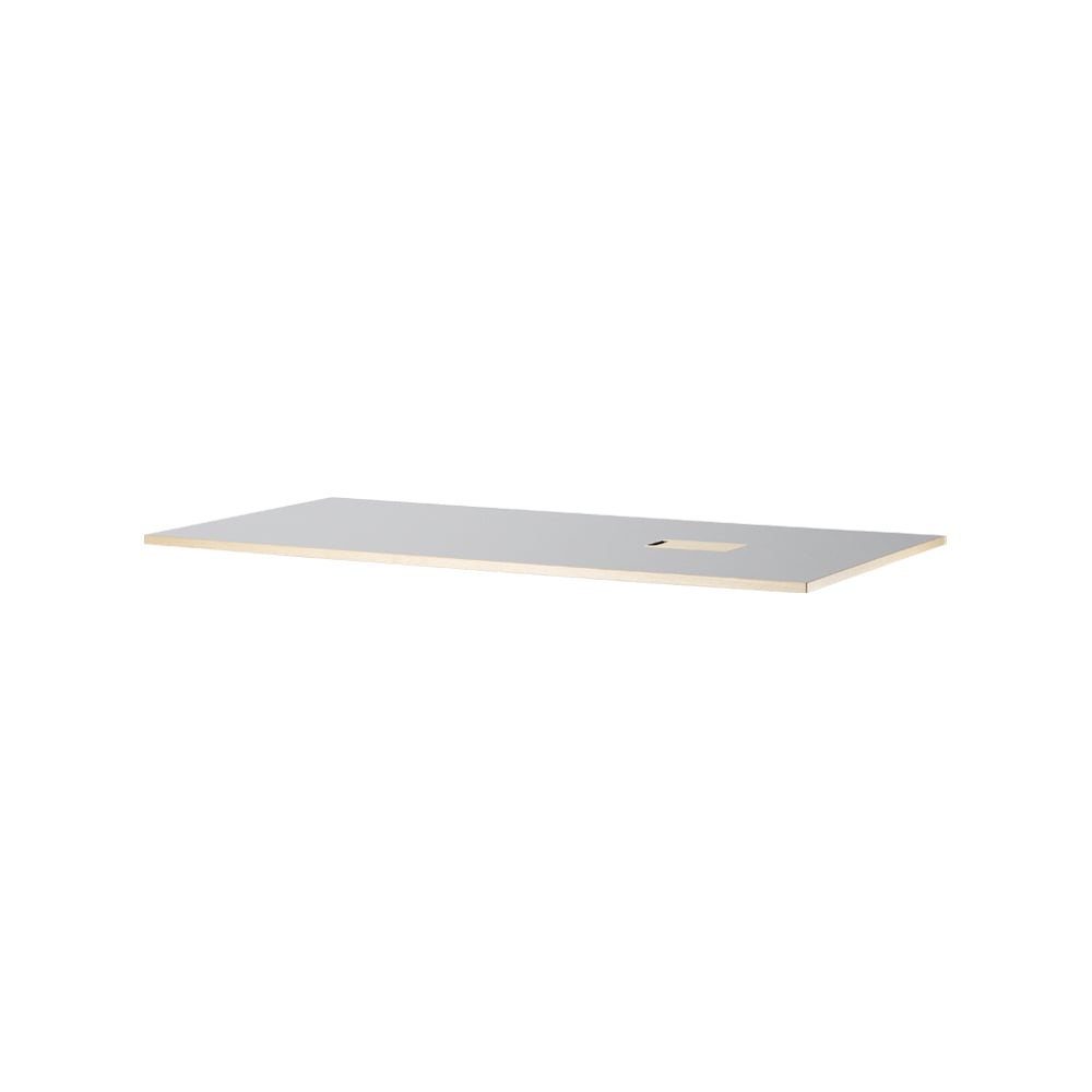 Works Works desk table top Light grey, linoleum, 160 cm